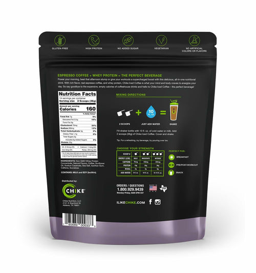 Chike Sweet Cream High Protein Iced Coffee, 20 G Protein, 2 Shots Espresso, 2 G Sugar, Keto Friendly and Gluten Free, 14 Servings (17.8Ounce)