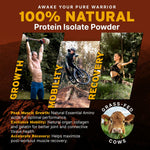 Paleo Pro Beef Protein Powder - Grass Fed Protein Powder Isolate - Pure Animal Based Pastured & Cage-Free | Dairy & Gluten Free, Natural and Clean Proteins for Paleo & Keto - 15 Days Supply (Cacao)