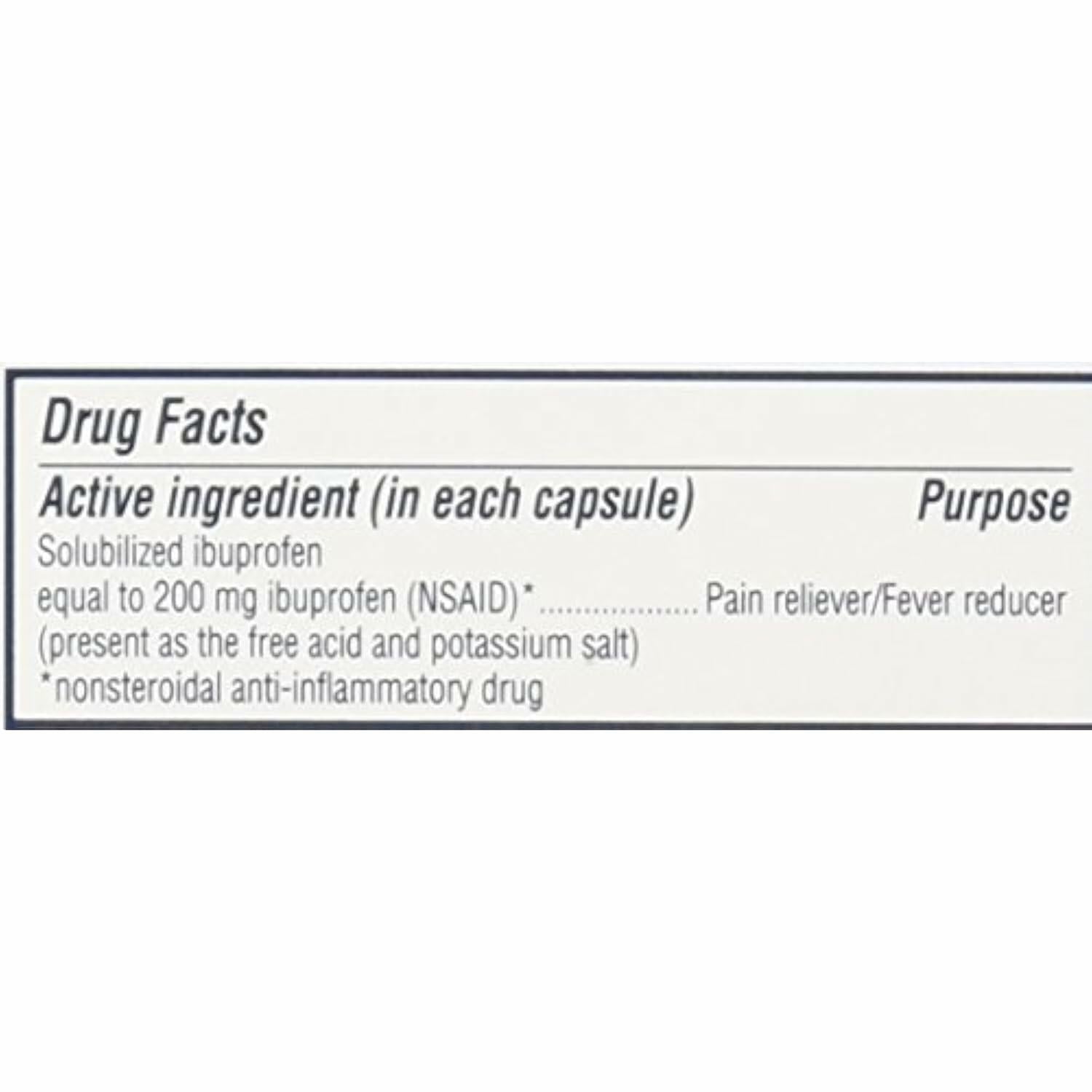 Advil Liquigels, 200 Miligrams, 240 Count 200mg