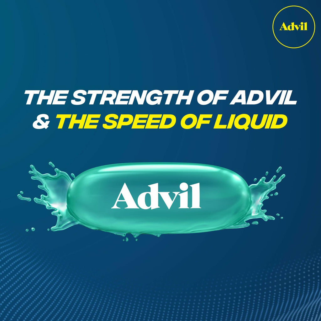 Advil Liqui-Gels Pain Reliever and Fever Reducer, Pain Medicine for Adults with Ibuprofen 200mg for Headache, Backache, Menstrual Pain and Joint Pain Relief - 160 Liquid Filled Capsules
