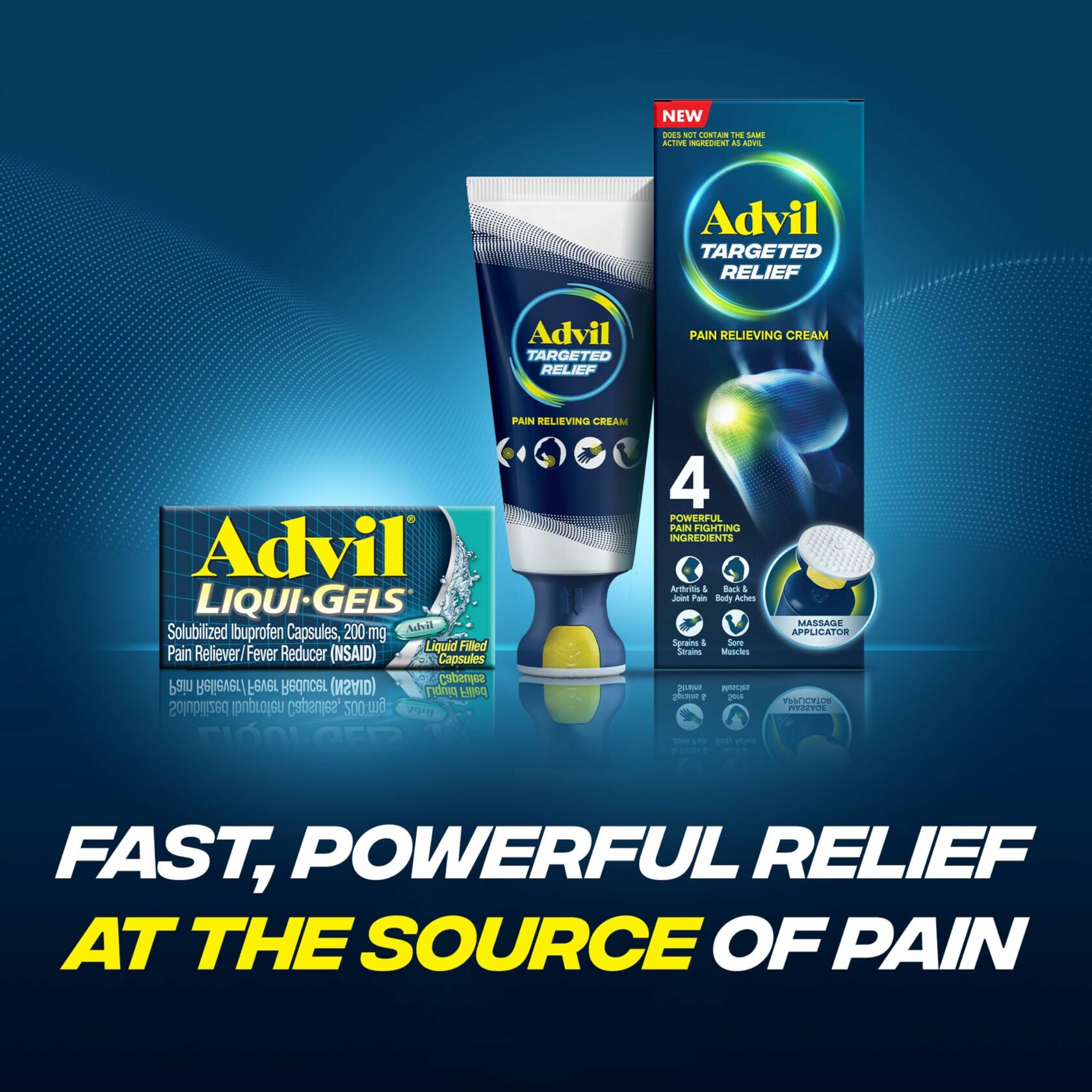 Advil Liqui-Gels Pain Reliever and Fever Reducer, Pain Medicine for Adults with Ibuprofen 200mg for Headache, Backache, Menstrual Pain and Joint Pain Relief - 160 Liquid Filled Capsules