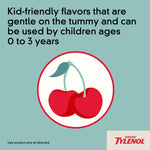 Infants’ Tylenol Liquid Pain & Fever Relief – Dye-Free Cherry (2 fl. oz.)