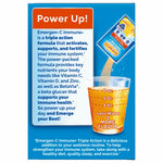 Emergen-C Immune+ Triple Action Immune Support Powder, BetaVia (R), 1000mg Vitamin C, B Vitamins, Vitamin D and Antioxidants, Super Orange – 30 Count
