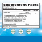 trunature Advanced Digestive Probiotic, 100 Capsules (3 Pack)