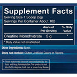 BODYTECH 100% Pure Creatine Monohydrate Powder - Micronized for Maximum Absorption - Supports Muscle Strength & Power Output - Unflavored (18 oz, 102 Servings)
