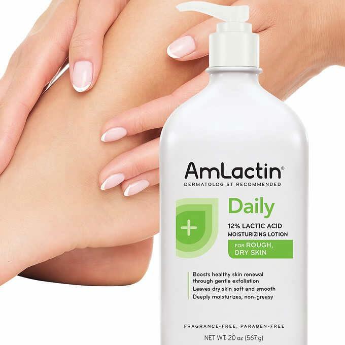 AmLactin Daily Moisturizing Lotion for Rough Dry Skin, 20 oz
