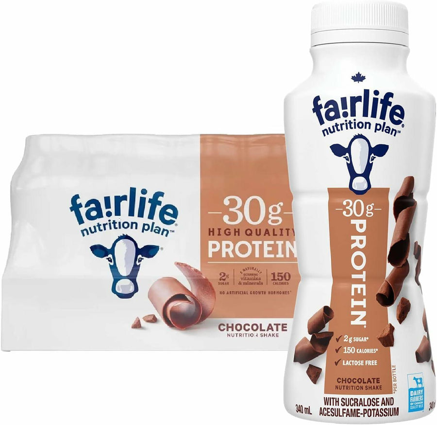 Nutrition Plan High Protein Chocolate Shake, 12 PACK. Orry's Vital