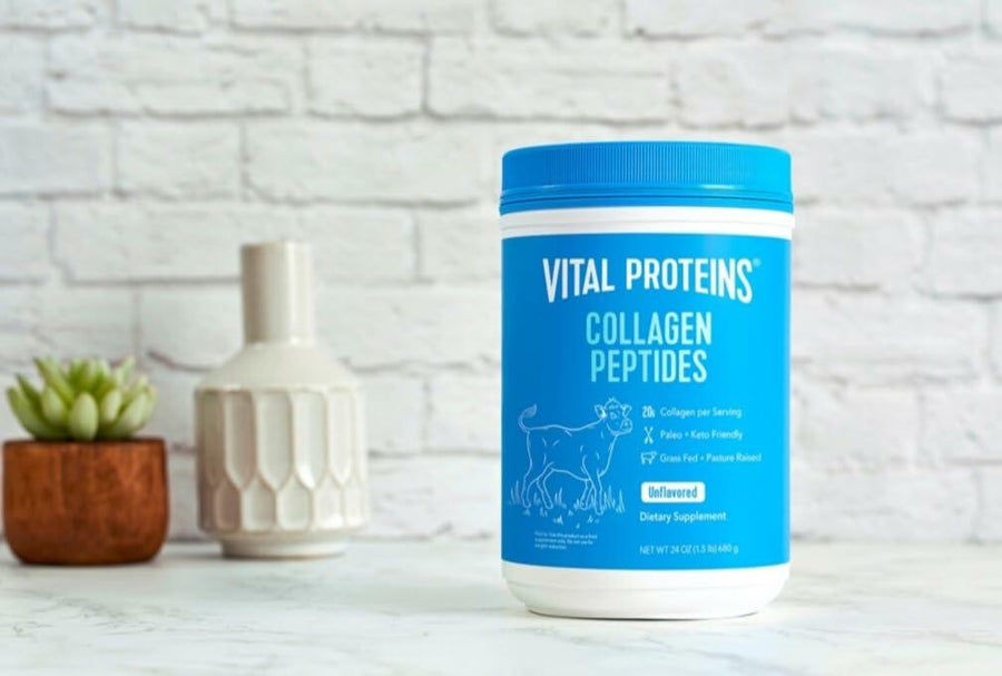 Whizzotech Vital Proteins 20g Collagen Peptides, Unflavored, 1.5 lbs, 24 OZ, Unflavored