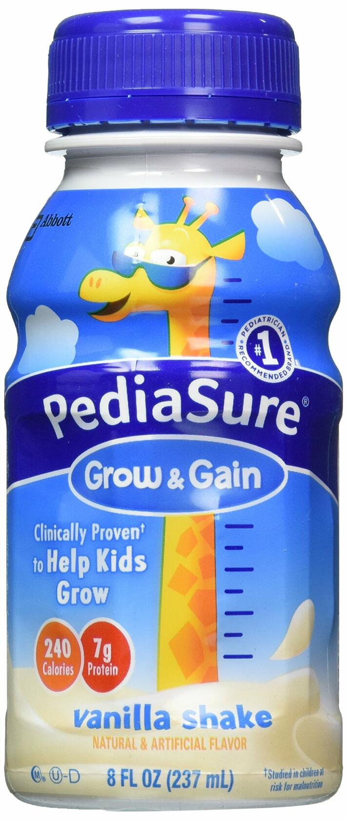 PediaSure Grow & Gain Kids' Nutritional Shake Vanilla Ready-To-Drink Bottles, 24 Pk./8 Fl. Ounce ., 192 Fl Ounce