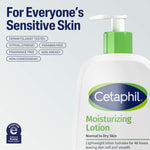Cetaphil Face & Body Moisturizer, Hydrating Moisturizing Lotion for All Skin Types, Suitable for Sensitive Skin, NEW 20 oz, Fragrance Free, Hypoallergenic, Non-Comedogenic