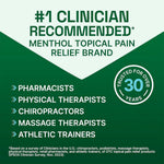 Biofreeze 13451 Roll-On Pain-Relieving Gel, 2.5 FL oz, Green Topical, Arthritis, Strains, Bruises, & Sprains (7.5 Fl Oz (Pack of 3), 3, Count)