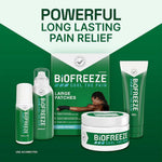Biofreeze 13451 Roll-On Pain-Relieving Gel, 2.5 FL oz, Green Topical, Arthritis, Strains, Bruises, & Sprains (7.5 Fl Oz (Pack of 3), 3, Count)