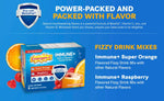 Emergen-C Immune+ 1000 mg Vitamin C + Vitamin D & Zinc, (Super Orange 60 Ct/Raspberry 30Ct) 90 Packets