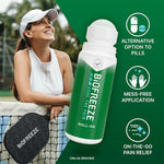 Biofreeze 13451 Roll-On Pain-Relieving Gel, 2.5 FL oz, Green Topical, Arthritis, Strains, Bruises, & Sprains (7.5 Fl Oz (Pack of 3), 3, Count)